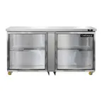 image of Continental Refrigerator SW60NGD-U 60" Undercounter Refrigerator w/ 2 Glass Doors, 17 cu. ft.