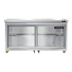 image of Continental Refrigerator SW60NSGD-U 60" 2-Door Undercounter Fridge, Front-Breathing, 17 cu. ft.