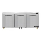 image of Continental Refrigerator SW72-N-U 72" Undercounter Refrigerator w/ 3 Doors, 20.6 cu. ft.