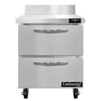 image of Continental Refrigerator SWF27NBS-D 27" 1-Section Worktop Freezer w/ 2 Drawers, 7.4 cu. ft.