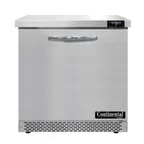 image of Continental Refrigerator SWF32N-FB 32" 1-Section Worktop Freezer w/ 1 Door, 9 cu. ft.