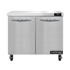 image of Continental Refrigerator SWF36N 36" 2-Section Worktop Freezer w/ 2 Doors, 10.3 cu. ft.