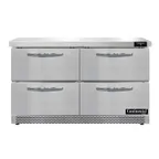 image of Continental Refrigerator SWF48N-FB-D 48" 2-Section Worktop Freezer w/ 4 Drawers, 13.4 cu. ft.
