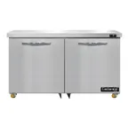 image of Continental SWF48N-U 48" 2-Door Undercounter Freezer, Stainless Steel Exterior, Front Breathing ,13.4 cu. ft.