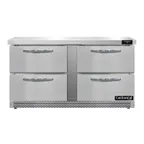 image of Continental Refrigerator SWF60N-FB-D 60" 2-Section Worktop Freezer w/ 4 Drawers, 17 cu. ft.