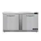 image of Continental Refrigerator SWF60N-FB 60" 2-Section Worktop Freezer w/ 2 Doors, 17 cu. ft.