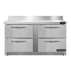 image of Continental Refrigerator SWF60NBS-FB-D 60" 2-Section Worktop Freezer w/ 4 Drawers, 17 cu. ft..
