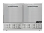 image of Continental Refrigerator UCF48SN 48" 2-Door Undercounter Freezer, Stainless Steel, Breathing, 8.6 cu. ft