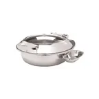 image of CookTek 301311 Induction Chafing Dish – 6.5‑Liter Steel, Hinged Lid with Glass Window, NSF