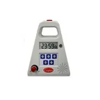 image of Cooper-Atkins FT24-0-3 Digital 24‑Hour Kitchen Timer, Memory & Alarm, 7" x 6" LCD, Non‑Skid Feet