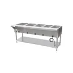 image of Copper Beech Range CBEST-5-S 72" Electric Hot Food Well Table, (5) Sealed Wells