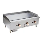 image of Copper Beech Range CBMG-36 36" Countertop Manual Gas Griddle, 5/8" Steel Plate, 90.000 BTU