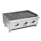 image of Copper Beech Range CBRB-24 24" Countertop Gas Radiant Charbroiler w/ (2) Burners, 60.000 BTU