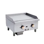 image of Copper Beech Range CBTG-60 60" Countertop Thermostatic Gas Griddle, 5/8" Steel Plate, 150.000 BTU