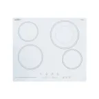image of Summit CR4B23T6W 23 1/4" Electric Radiant Cooktop w/ (4) Burners, White Ceramic Glass, Digital Controls, 6.4 kW, 220v