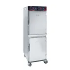image of Cres Cor 1200CHSS2DE Mobile Cook / Hold / Oven Cabinet w/ 2 Compartments, Deluxe Controls
