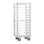 image of Cres Cor 207UA12Z 12 Pan End Load Correctional Aluminum Roll-In Refrigerator Rack w/ 4-1/2" Bottom Load Slides
