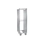 image of Cres Cor 2081835D 35 Pan Aluminum Roll-In Refrigerator Rack w/ Corrugated Sidewalls and Bumper & Enclosed Base
