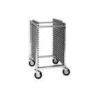 image of Cres Cor 278PT1818 18 Pan End Load Aluminum Sheet Pan Rack / Mobile Work Stand w/ 1-1/2" Bottom Load Slides