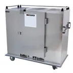 image of Cres Cor EB120 Mobile Insulated Banquet Cabinet, 55" H, 120 Plates, SS, 4 Braked Casters