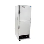 image of Cres Cor H135UA11 1-Compartment Heated Holding Cabinet, Dutch Doors, 11-Pan Capacity, Aluminum, 67-72" Height