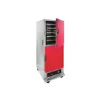 image of Cres Cor H135UA11R 1-Compartment Heated Holding Cabinet, Red Dutch Doors, 11-Pan Capacity, All Aluminum Exterior, 67"-72" Height