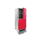 image of Cres Cor H135WSUA6 "Half Height" 1-Door Solid Dutch Door Heated Holding Cabinet, 11-Pan, Stainless Steel, Insulated, Mobile