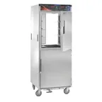 image of Cres Cor H137PWSUA12D Mobile Heated Holding Cabinet, 12-Pan, Stainless Steel, Dutch Doors, Pass-Thru