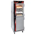 image of Cres Cor H138NPSCC3MC5Q Full Height Insulated Heated Holding Cabinet, 2-Door Dutch Door, Stainless Steel, 12-Pan 18" x 26" Capacity