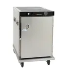 image of Cres Cor H33912188C "Half-Height" 1-Door Solid Heated Holding Cabinet, 8-Pan Capacity, Insulated, Aluminum Finish