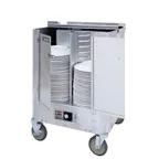 image of Cres Cor HJ53110240 Aluminum Heated Dish Plate Dispenser for 9 7/8" to 11" Diameter Plates