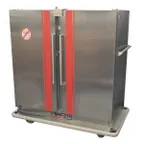 image of Carter-Hoffmann BR120 2-Door Heated Holding Cabinet, 120 Plate Capacity, Stainless, Electric Controls