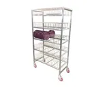 image of Carter-Hoffmann BSR90 69" Induction Base Drying Rack with 90 Capacity and Stainless Steel
