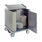 image of Carter-Hoffmann CD252H Heated Enclosed Dish Storage Cart, Dish Dividers for (252) 11" Plates