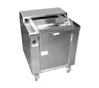 image of Carter-Hoffmann CD27 Heated Enclosed Dish Storage Cart, Dish Dividers for (160) 9" Plates