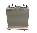 image of Carter-Hoffmann EPDHT3S10 Enclosed Heated Plate Dispenser For 10" Plates, 3-Silo