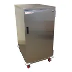 image of Carter-Hoffmann ESDTT20 Stainless Steel 20 Tray Economy Patient Tray Cart w/ Single Door