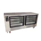 image of Carter-Hoffmann GC12 Gardenchef Herb & Microgreen Growing Cabinet, 65" Under-Counter, 2-Door, Stainless Steel, Automated Lights & Watering, 120V 4.4A