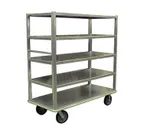 image of Carter-Hoffmann T725 Aluminum 5-Shelf Queen Mary Cart w/ 2500 lb. Capacity, Marine Edges