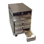 image of Carter-Hoffmann VCNH3W3S Countertop Heated Holding Cabinet, 9 x 1/2" Amber Pans, Stainless Steel, 1800W, 120V