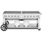 image of Crown Verity CV-CCB-72 72" Commercail Outdoor Grill, 10 Burners, 2 LP Tanks, 159.000 BTU