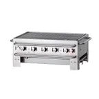 image of Crown Verity CV-PCB-36 36" Countertop Portable Outdoor Grill w/ 5 Burners, 79.500 BTU