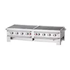 image of Crown Verity CV-PCB-60 60" Countertop Portable Outdoor Grill w/ 8 Burners, 129.000 BTU