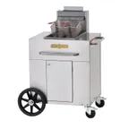 image of Crown Verity CV-PF-1 Outdoor Portable Gas Fryer, LP Gas, Single Tank