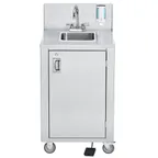 image of Crown Verity CV-PHS-4C Portable Hand Sink, Cold Water Only, Space Saver
