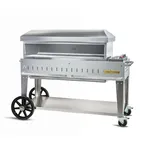 image of Crown Verity CV-PZ48-MB 48" Mobile Pizza Oven, LP gas, 4x10" Pizza, 47.5"x16" Surface