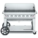 image of Crown Verity CV-RCB-48WGP 48" Pro Series Outdoor Rentall Grill, Wind Guard Pkg, 114.000 BTU