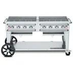 image of Crown Verity CV-RCB-60-SI-BULK 60" Pro Series Outdoor Rentall Grill, Bulk LP Tank, 129.000 BTU
