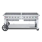 image of Crown Verity CV-RCB-72-SI BULK 72" Pro Series Outdoor Rentall Grill, Bulk LP Tank, 159.000 BTU