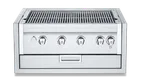 image of Crown Verity IBI30-GO-FLT 30" Built-In Outdoor Charbroiler/Grill Only, 4 Burners, Light Pkg, 59.000 BTU